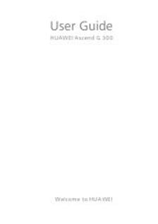 Huawei Ascend G300 manual. Camera Instructions.